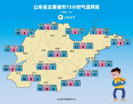山东省天气预报，今日晴暖持续，明起冷空气携风沙来袭